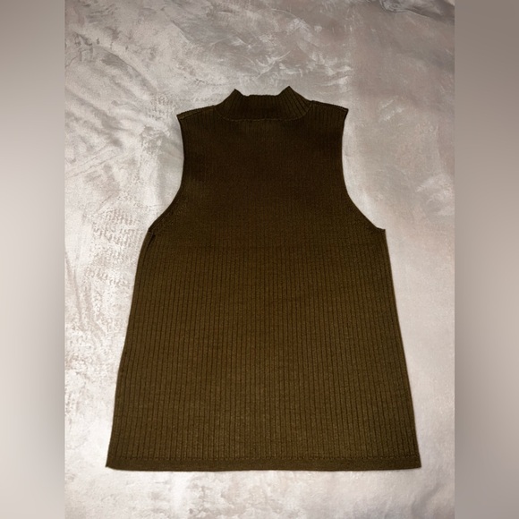 Madewell Pearson Mock-Neck Sweater Tank - Large - Picture 5 of 6